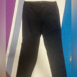 Theory Tailored Ankle length black pants size 8